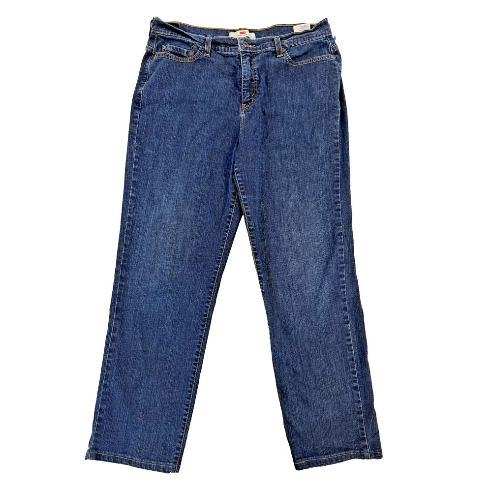 Vintage 2002 Levi's 512 Jeans Mens 33x32 Blue Straight Leg Red Tab Y2K Denim